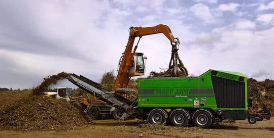 Broyage sur chantier
